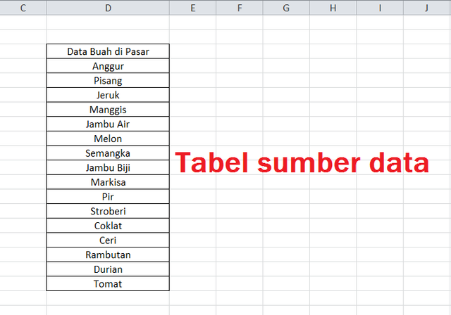 Rumus Excel Menghitung Jumlah Data yang Berbeda (201759)
