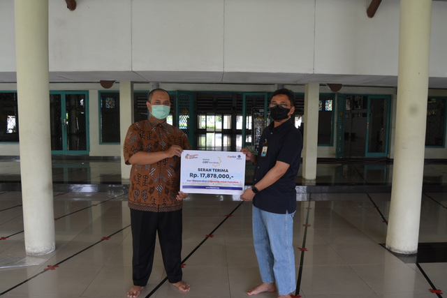 PT GMF AeroAsia Salurakan Donasi Rp. 17.878.000 Untuk Palestina