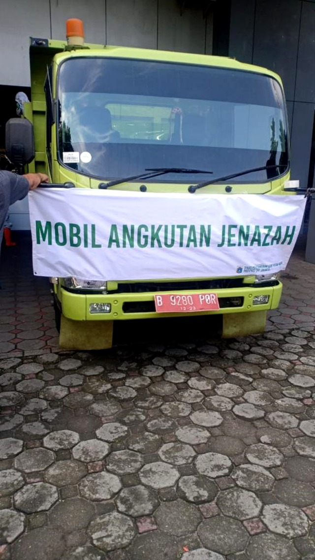 Pemprov DKI Jakarta Siapkan Truk Pengangkut Jenazah. Foto: Pemprov DKI Jakarta