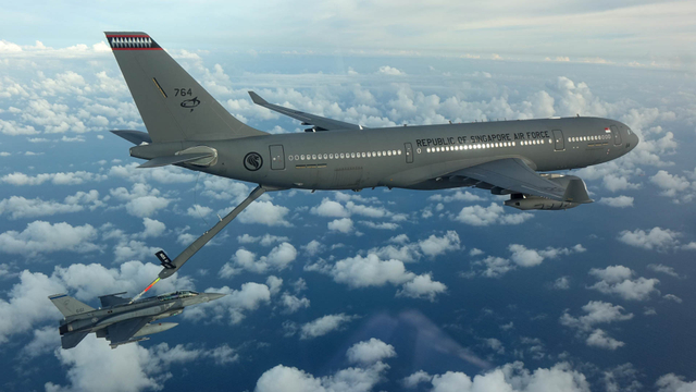 Pesawat Tanker Jenis Airbus A330 MRTT. Foto:  Dok. Airbus