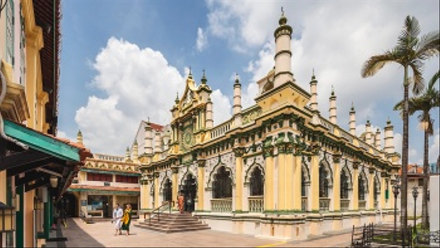 Masjid Abdul Gafoor, foto diambil sebelum pandemi Foto: Dok. Visit Singapore