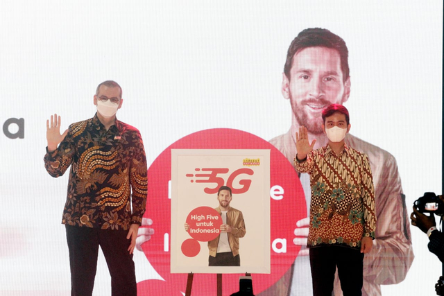 Indosat Ooredoo meluncurkan layanan 5G di Kota Solo. Foto: Dok. Indosat Ooredoo