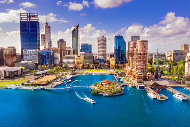 Elizabeth Quay, Perth Australia Barat Foto: ok Tourism Western Australia