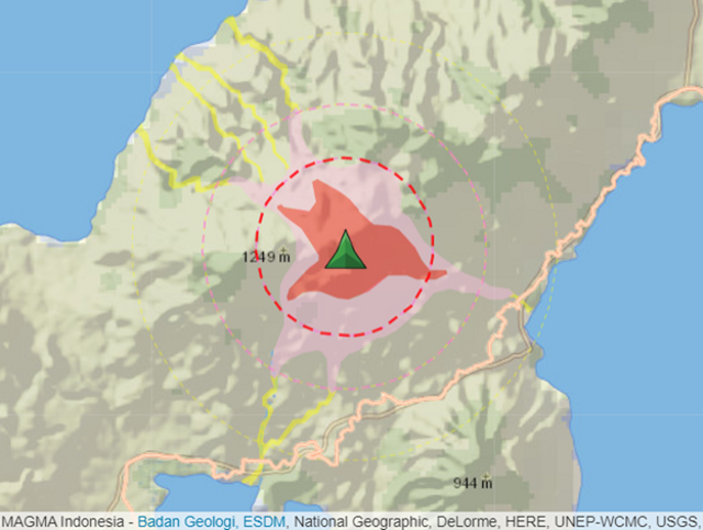 Apakah Gunung Api Lereboleng pernah Erupsi pada Tahun 2003? (37266)