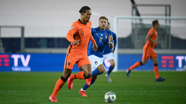 Pemain Belanda Virgil van Dijk. Foto: Marco Bertorello/AFP