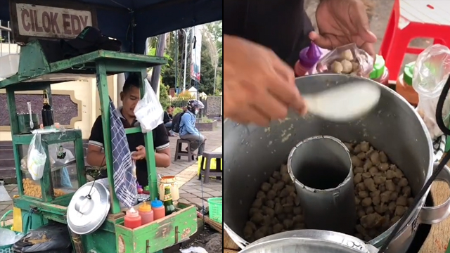 Jualan cilok hingga beli rumah dan apartemen. (Foto: @makanananakkosjember/TikTok)