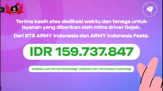 ARMY Donasikan Rp 159 Juta buat 35 Ribu Driver Gojek yang Antre BTS Meal (191131)
