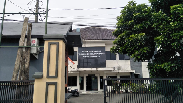 Kantor BKPPD Cianjur lockdown. Foto: Dok. Istimewa