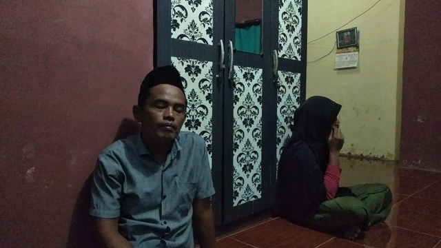 ABANG kandung almarhumah Siti Hamidah, Ahmad Sutanto. (SELASAR RIAU/DEFRI CANDRA)