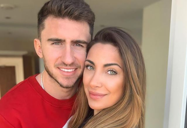 Aymeric Laporte dan Sara Botello. Foto: Instagram/sara_botello