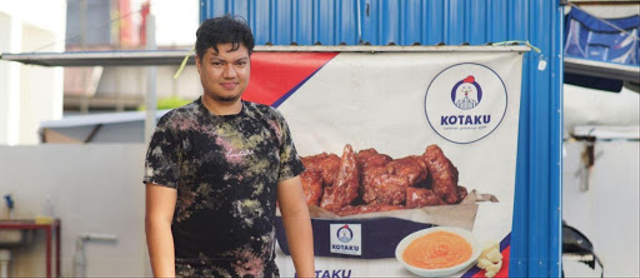 Abimanyu, pengusaha kuliner Nasi Kota-ku asal Tarakan, Kalimantan Utara. Foto: Grab.