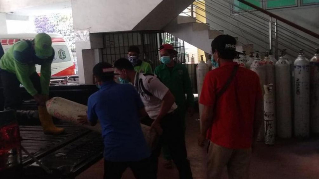 Pemprov DKI Jakarta memastikan pasokan stok oksigen di Jakarta tak terkendala di tengah lonjakan pasien COVID-19.  Foto: Instagram/@aniesbaswedan