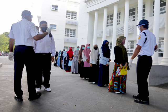 Ilustrasi calon mahasiswa jelang tes masuk perguruan tinggi di Universitas Syiah Kuala. Foto: Suparta/acehkini