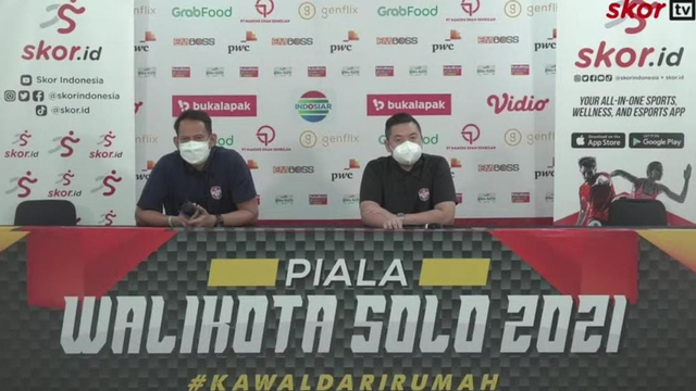 Jumpa pers virtual penyelenggara Piala Wali Kota Solo 2021