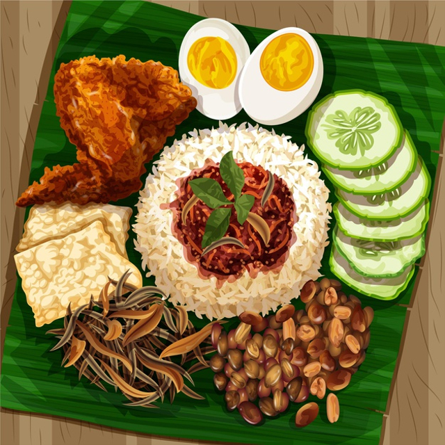 Ilustrasi makanan khas Cirebon. Sumber: piksuperstar/freepik