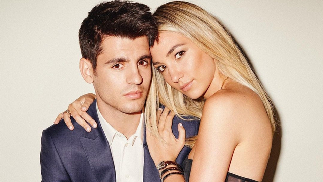 Kebersamaan Alvaro Morata dan istrinya, Alice Campello. (Foto: Instagram @alicecampello)