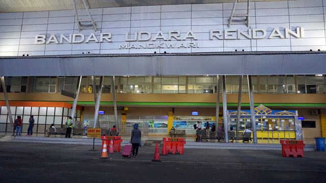 Bandara Rendani di Manokwari, Papua Barat. Foto: ANTARA FOTO/Olha Mulalinda