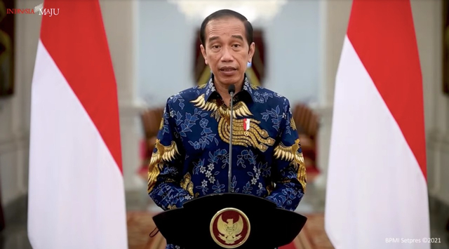 Presiden Jokowi mengumumkan PPKM Darurat berlaku 3-20 Juli di Istana, Kamis (1/7/2021). Foto: Dok. Biro Pers Setpres