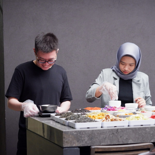 Kelas tea blend bersama Ratna Somantri Foto: Dok. Istimewa