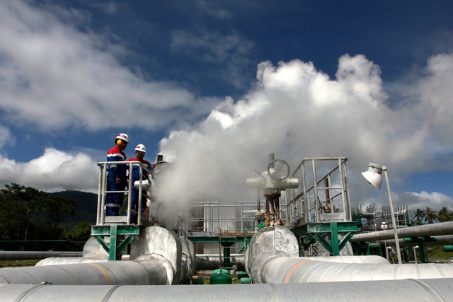 Pembangkit Listrik Geothermal (PLTB), Pertamina. Foto: Dok. PGE