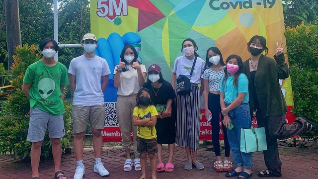 Deretan Anak Seleb yang Sudah Divaksinasi COVID-19 Foto: Instagram/@meisya__siregar