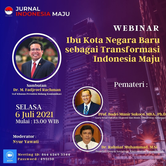 Situasi Darurat Corona, Fadjroel Rachman Bikin Webinar Bahas Ibu Kota Baru (46257)