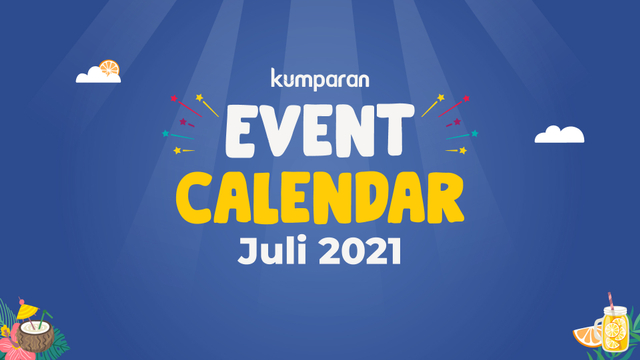 Event calendar Juli 2021. Foto: kumparan