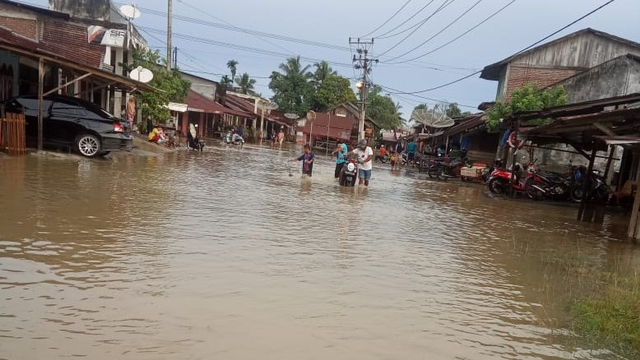 Banjir di Nagan Raya, Aceh. Foto: Dok. BPBA 