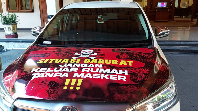 Mobil dinas Wali Kota Solo Gibran Rakabuming