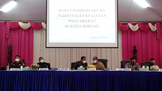 Wali Kota Sorong Akhirnya akan Berlakukan PPKM Mikro di Kota Sorong (14487)