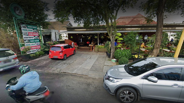 Restoran Bebek Sawah yang berada di Jl. Patimura No.8 Kota Padang. Foto: Maps