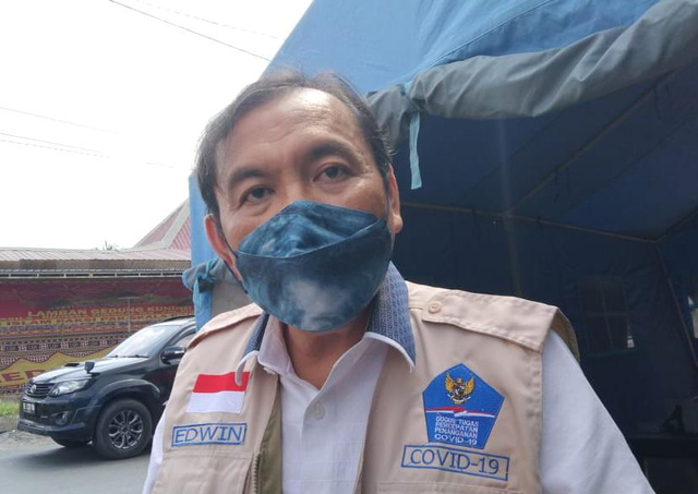 Kepala Dinas Kesehatan Kota Bandar Lampung, Edwin Rusli, Rabu (7/7) | Foto : Sidik Aryono/ Lampung Geh