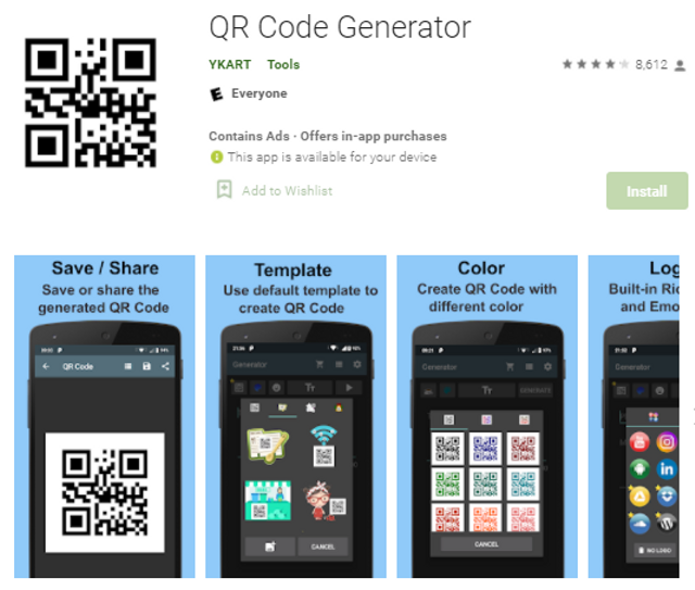 Cara Membuat QR Code Gratis di HP Android, Foto: Google Play Store 