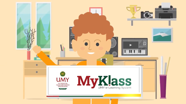 MyKlass UMY e-learning system dari UMY