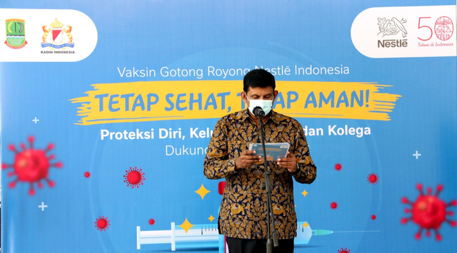 Nestlé Gelar Vaksinasi Gotong Royong, 3.600 Karyawan Sudah Divaksin (410637)