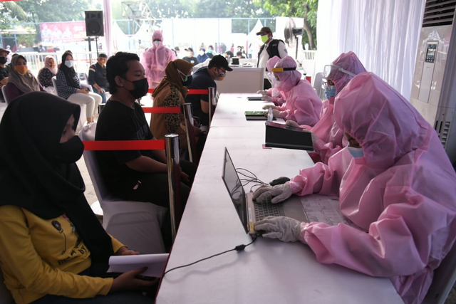BIN gelar vaksinasi untuk anak di Kembangan, Jakarta Barat. Foto: Dok. Istimewa