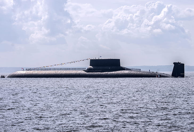 Russian Submarine Russian Submarine Dmitriy Donskoy (TK-208). Photo: wallpaperbetter.com