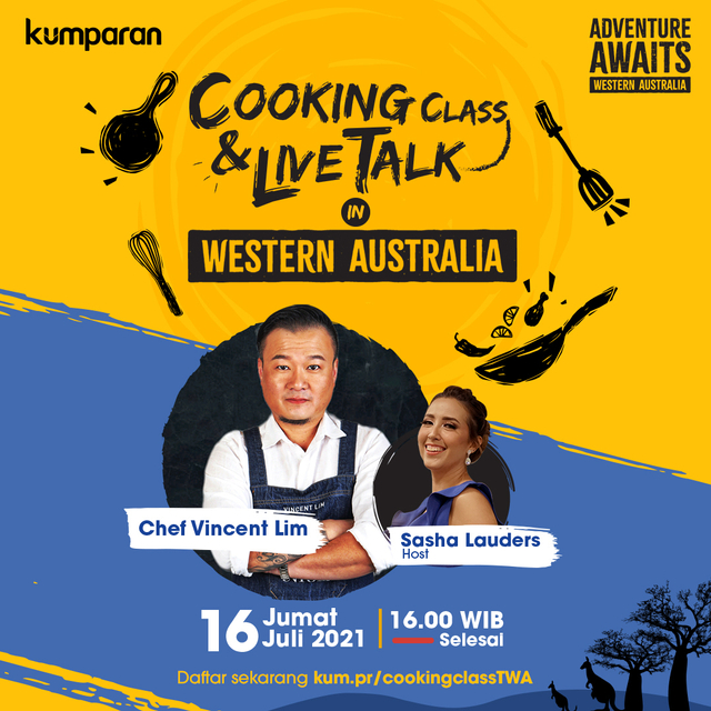 Yuk, Belajar Masak Bareng Chef Vincent Lim, Pakar Kuliner Australia Barat! (269677)