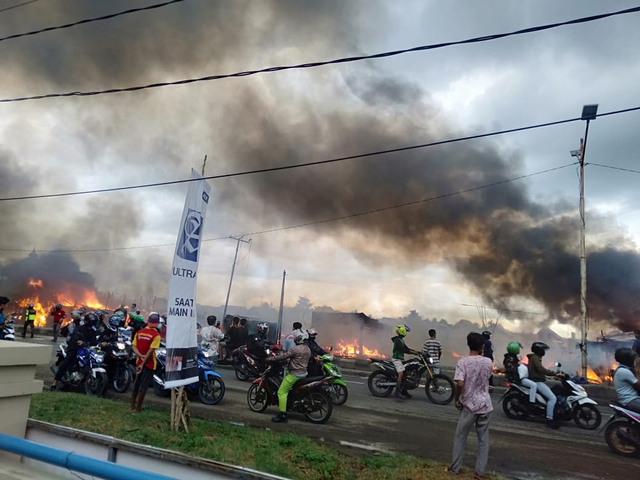 Terjadi Kebakaran Hebat di Ogan Ilir, Sejumlah Rumah Hangus Terbakar (515297)