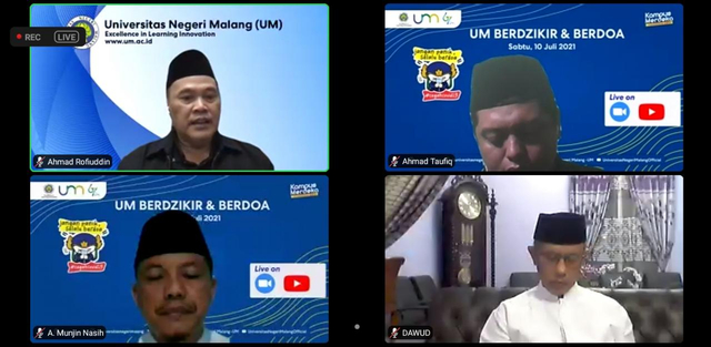 Pandemi Tak Kunjung Usai, UM Gelar Zikir dan Doa Bersama Secara Daring (32157)