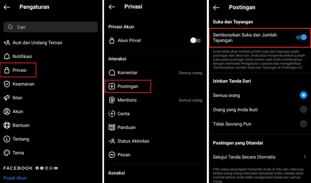 Cara Menyembunyikan Jumlah Like di Instagram dan Facebook