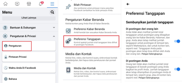 Cara Menyembunyikan Jumlah Like di Instagram dan Facebook