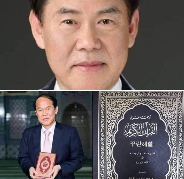 Dr Hamid Choi Yong Kil menghabiskan waktu sekitar 7 tahun untuk menerjemahkan Al Quran ke dalam bahasa Korea. Foto: Istimewa.
