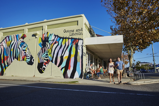 Mural-mural yang ada di kawasan Urban Art, Fremantle Foto: Dok. Tourism Western Australia