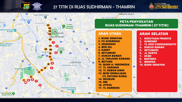 Daftar 100 Titik Penyekatan yang Berlaku Mulai 15 Juli di Jakarta hingga Depok (90236)