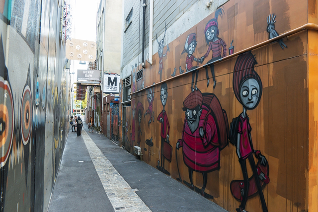 Mural-mural indah di Grand Lane, Australia Barat Foto: Dok. Tourism Western Australia