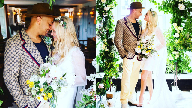 Potret Pernikahan Emma Bunton dan Jade Jones Foto: Instagram @jadejonesdmg & @emmaleebunton