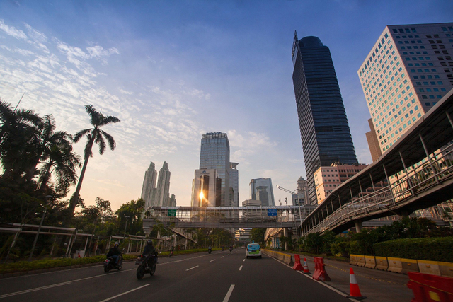 Suasana sepi kota Jakarta (Sumber Foto : pixabay.com)