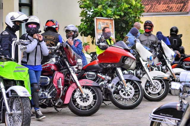 Komunitas motor Harley-Davidson, Harley Owners Group Anak Elang Jakarta Chapter. Foto: HOG Anak Elang Jakarta Chapter