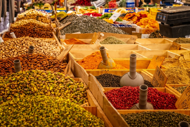 Pasar rempah-rempah. Ilustrasi foto: pixabay